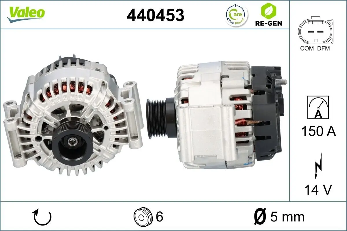 Generator 14 V VALEO 440453
