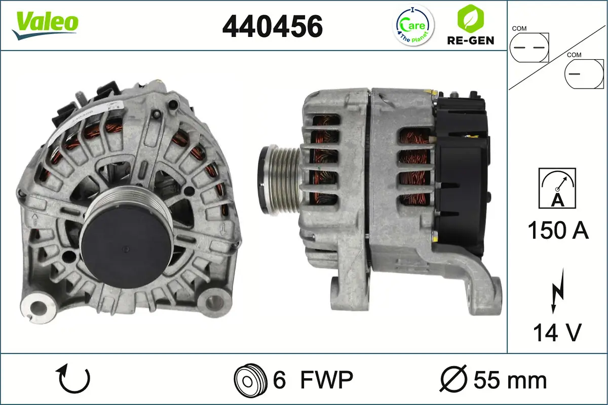 Generator 14 V VALEO 440456