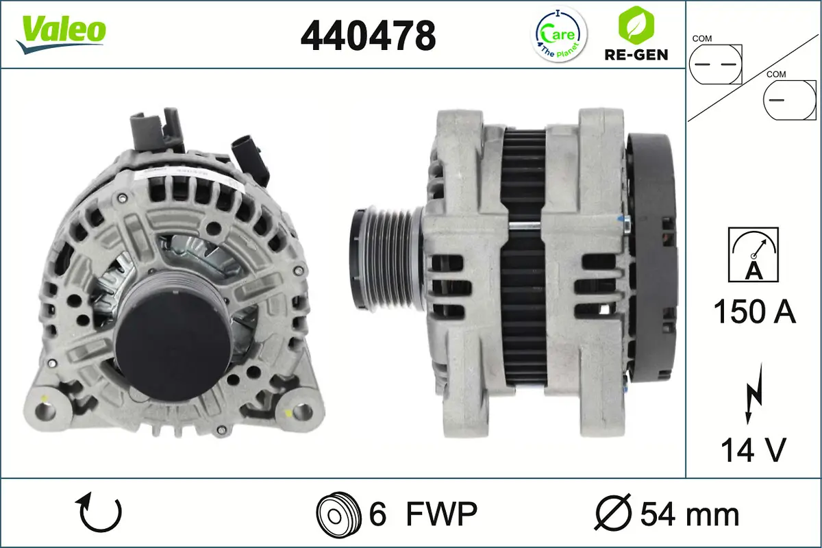 Generator 14 V VALEO 440478