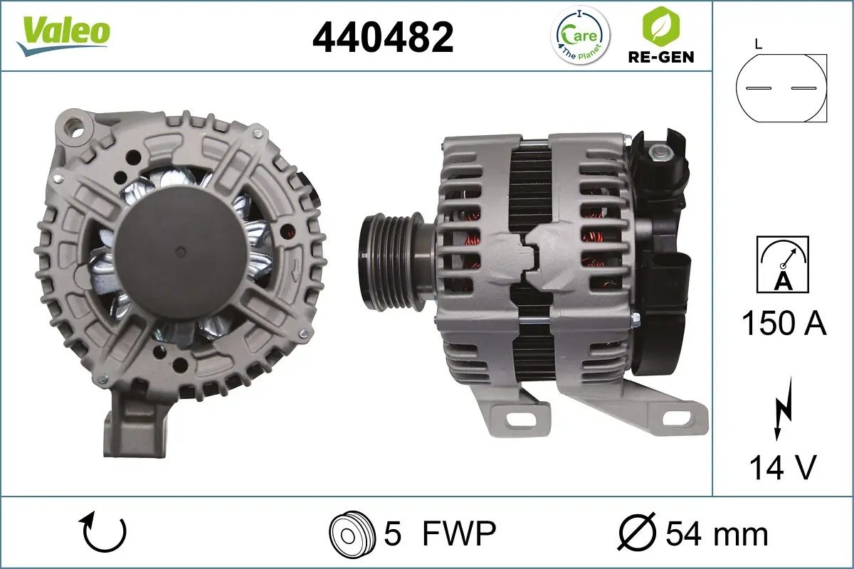 Generator 14 V VALEO 440482