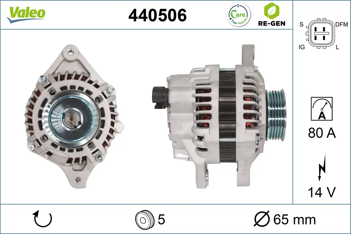 Generator 14 V VALEO 440506