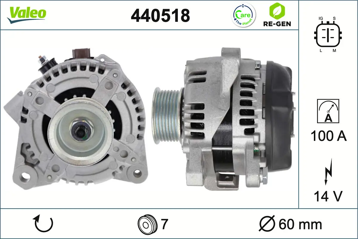 Generator 14 V VALEO 440518
