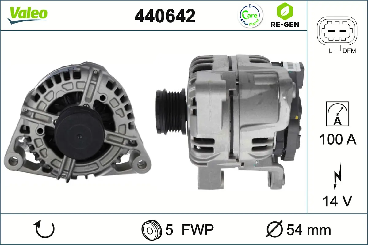 Generator 14 V VALEO 440642