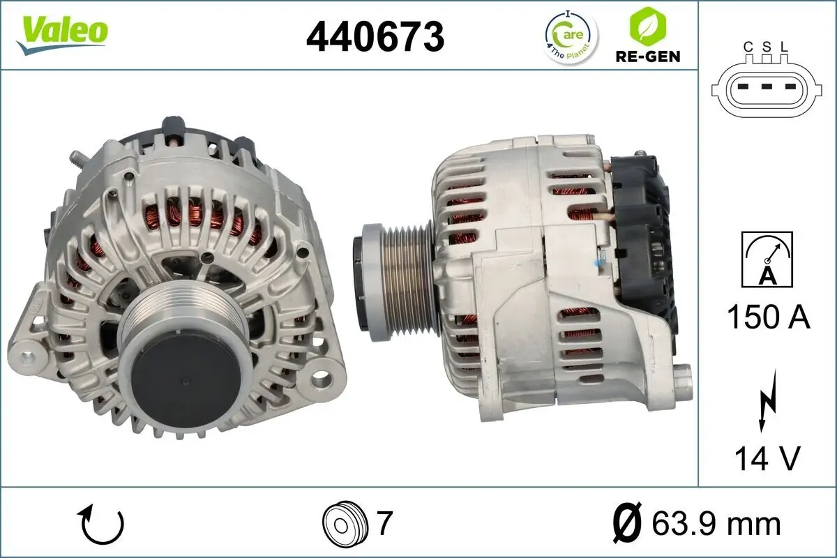 Generator 14 V VALEO 440673