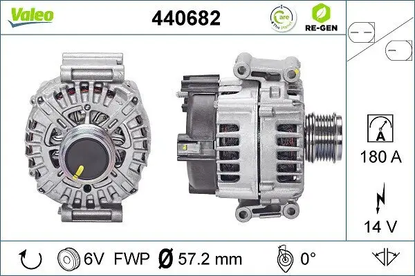 Generator 14 V VALEO 440682