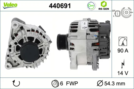 Generator 14 V VALEO 440691 Bild Generator 14 V VALEO 440691