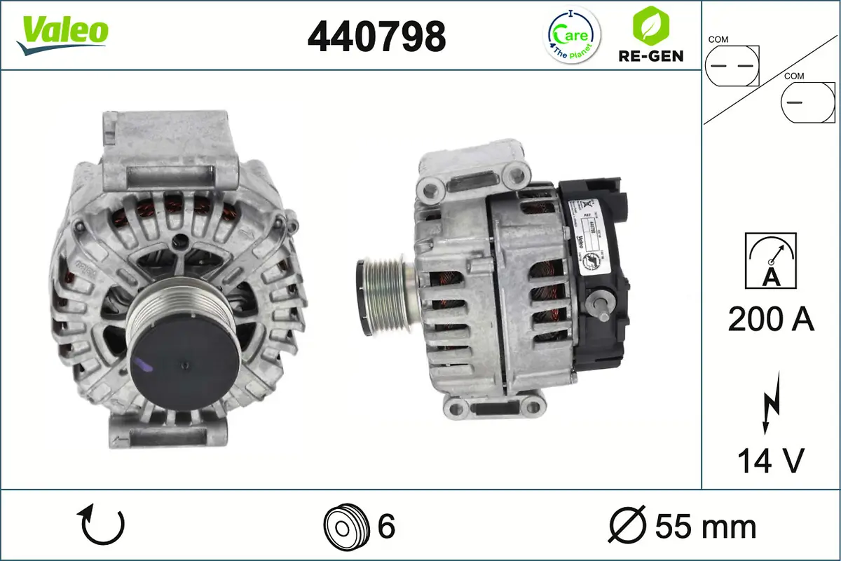 Generator 14 V VALEO 440798