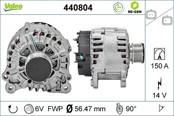 Generator 14 V VALEO 440804