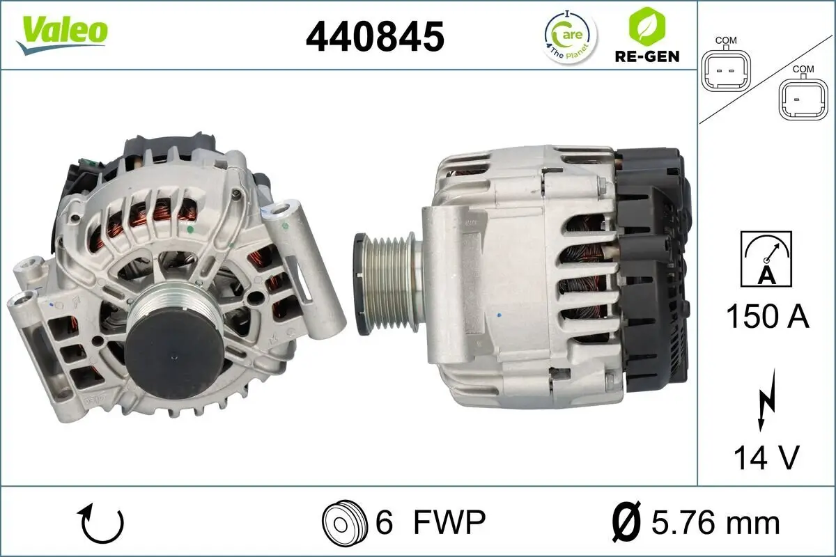 Generator 14 V VALEO 440845