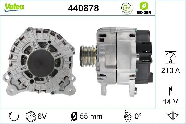 Generator 14 V VALEO 440878