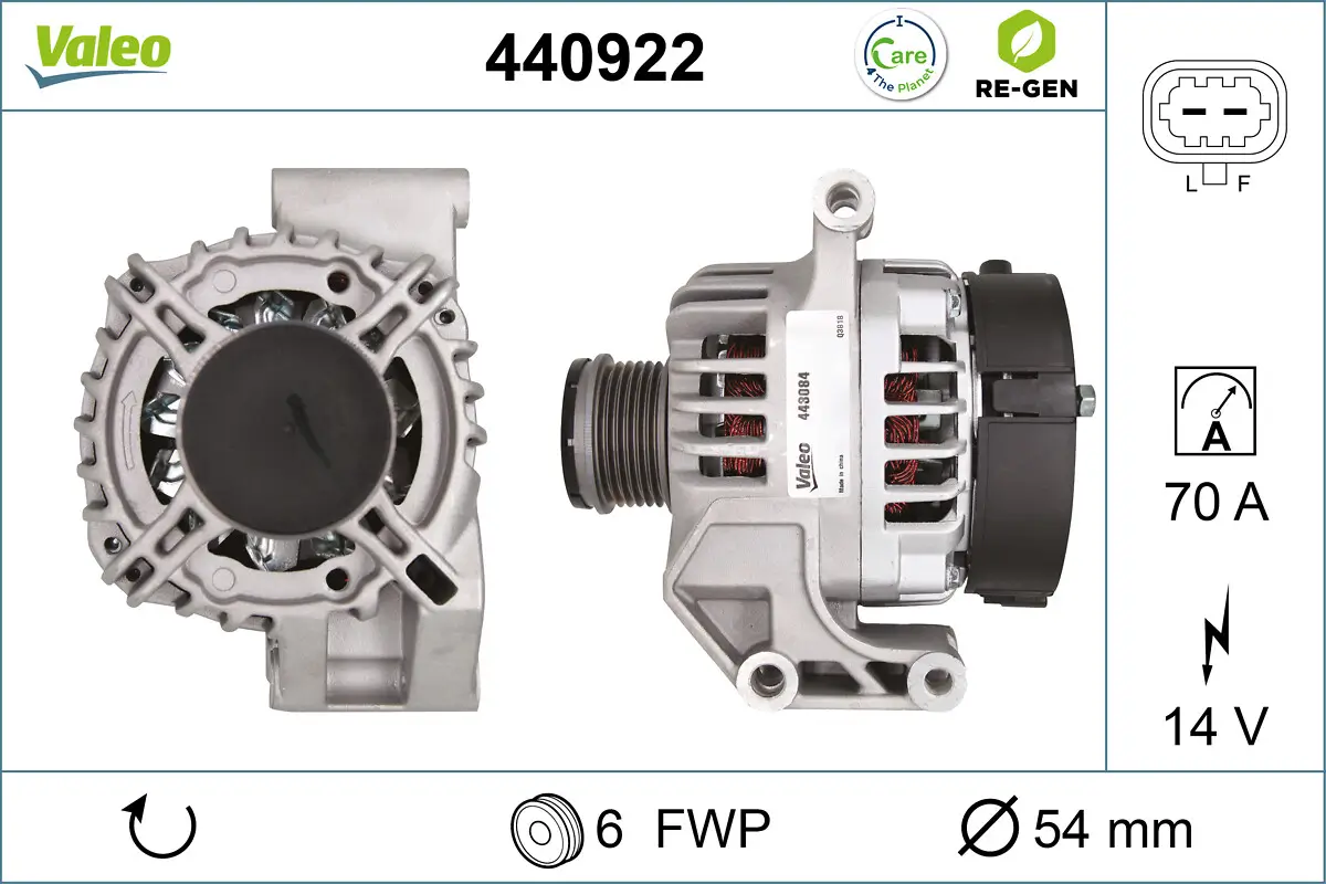 Generator 14 V VALEO 440922