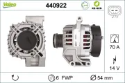 Generator 14 V VALEO 440922