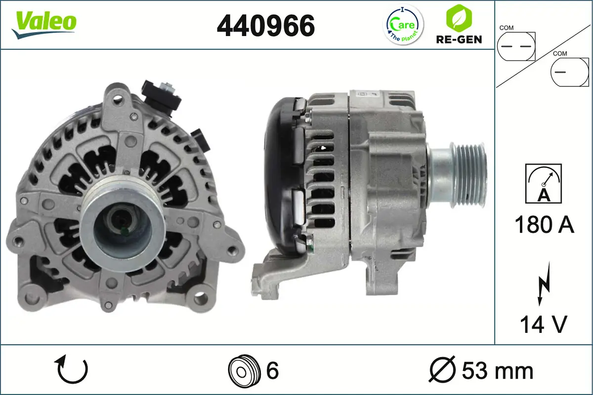 Generator 14 V VALEO 440966