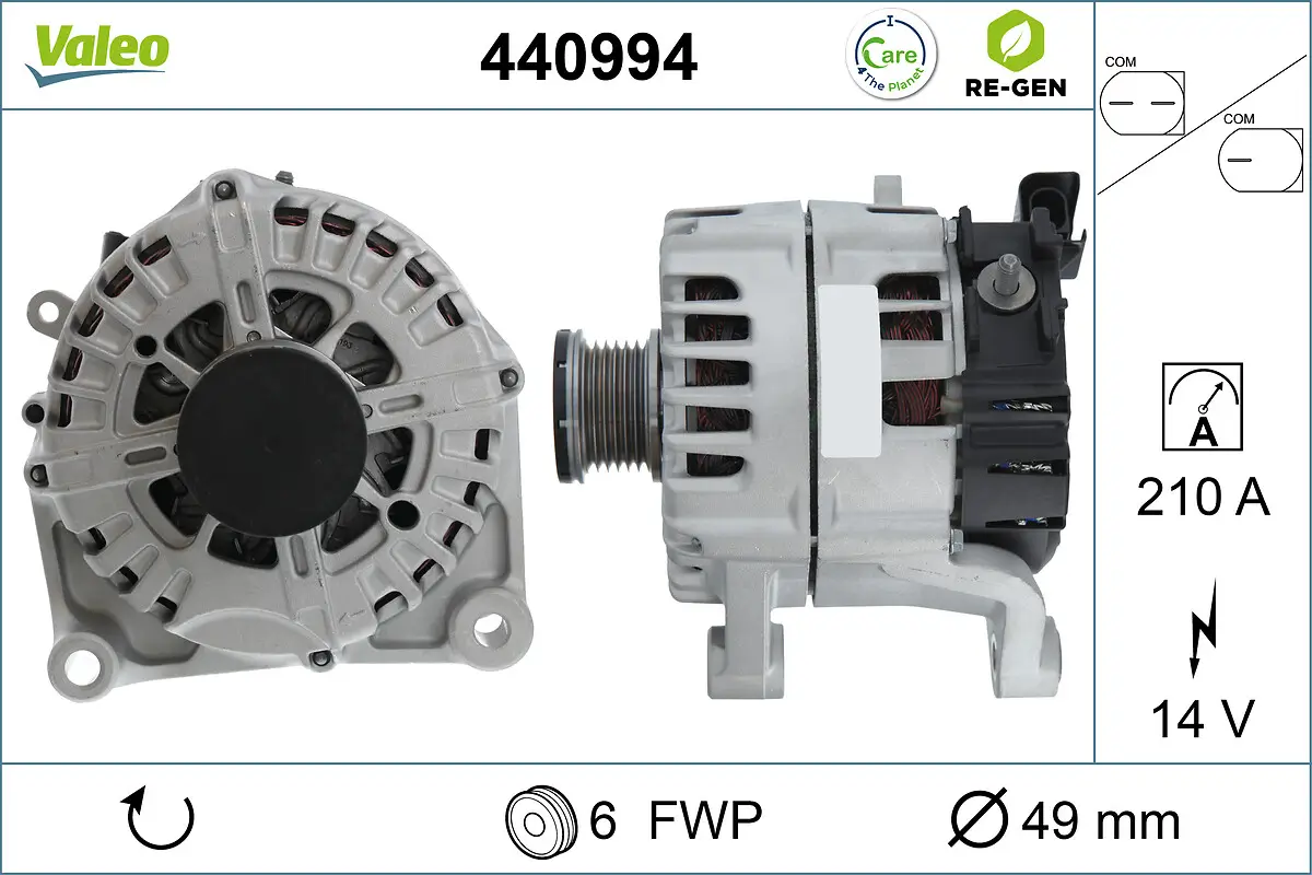 Generator 14 V VALEO 440994