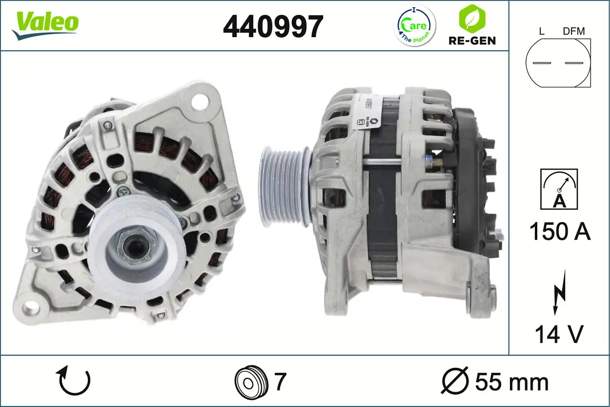 Generator 14 V VALEO 440997