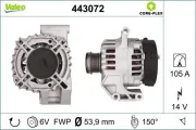 Generator 14 V VALEO 443072