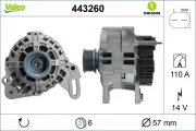 Generator 14 V VALEO 443260