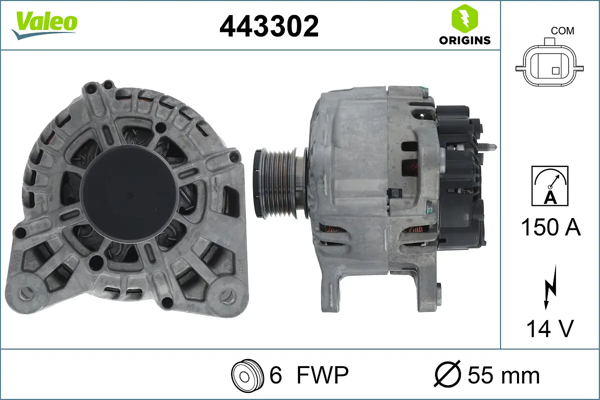 Generator 14 V VALEO 443302
