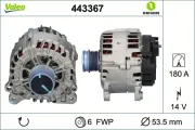 Generator 14 V VALEO 443367