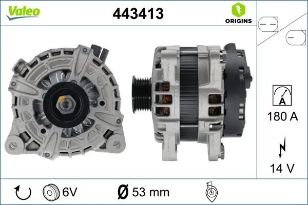 Generator 14 V VALEO 443413