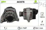 Generator 14 V VALEO 443576