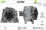 Generator 14 V VALEO 443590