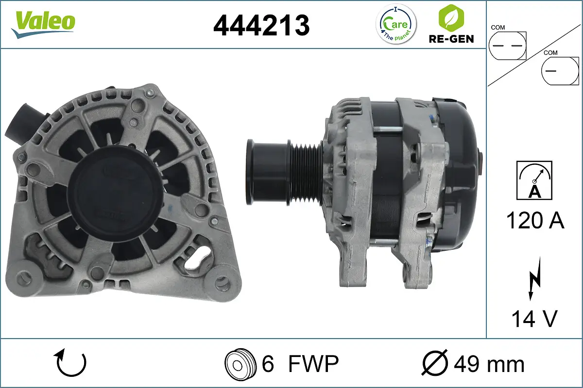 Generator 14 V VALEO 444213