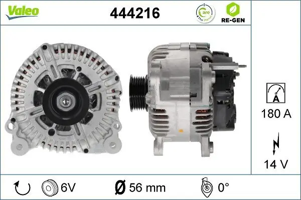 Generator 14 V VALEO 444216