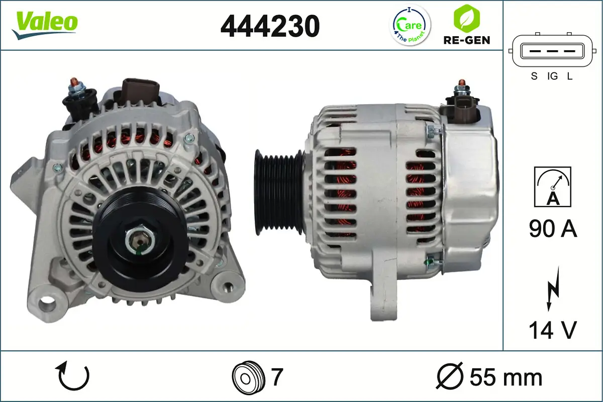 Generator 14 V VALEO 444230