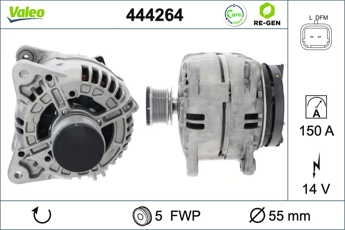Generator 14 V VALEO 444264