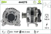 Generator 14 V VALEO 444275