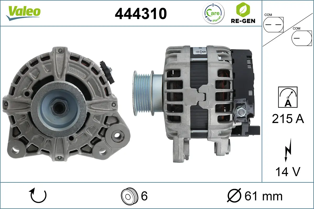 Generator 14 V VALEO 444310