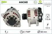 Generator 14 V VALEO 444348
