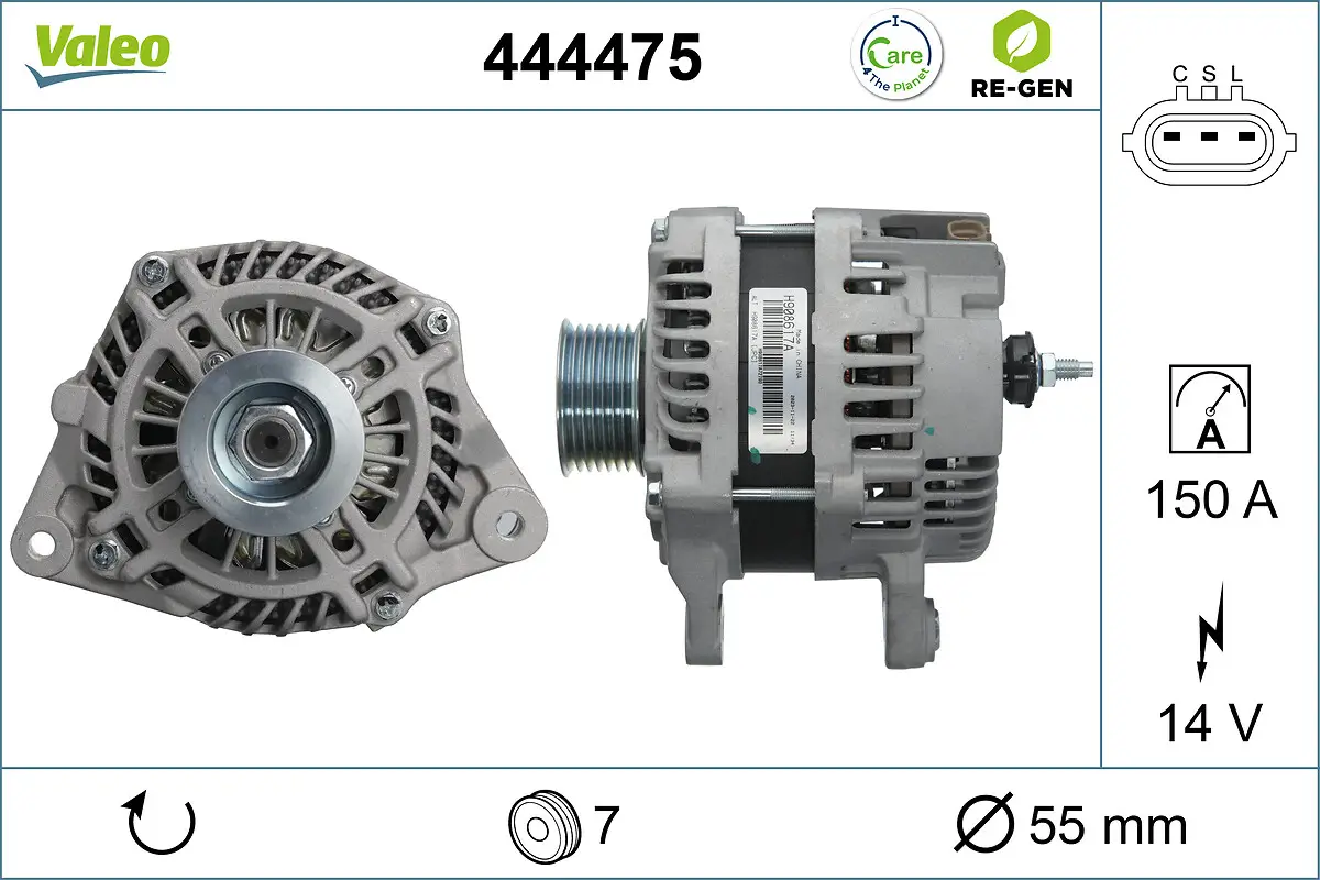 Generator 14 V VALEO 444475