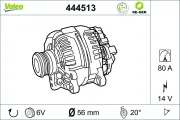 Generator 14 V VALEO 444513