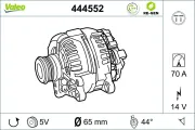 Generator 14 V VALEO 444552