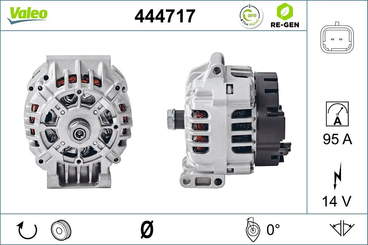 Generator 14 V VALEO 444717