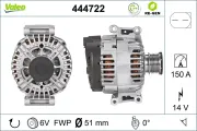 Generator 14 V VALEO 444722