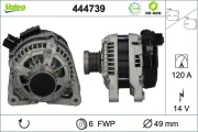Generator 14 V VALEO 444739