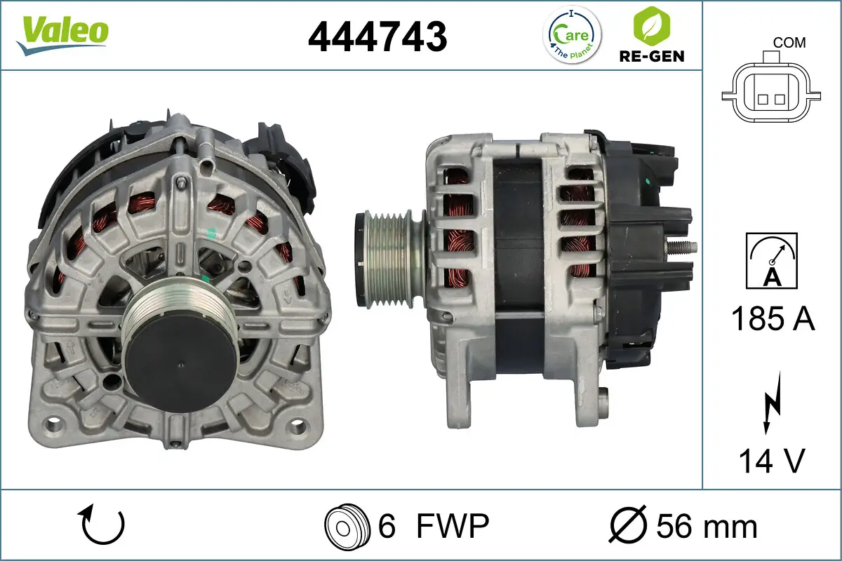 Generator 14 V VALEO 444743