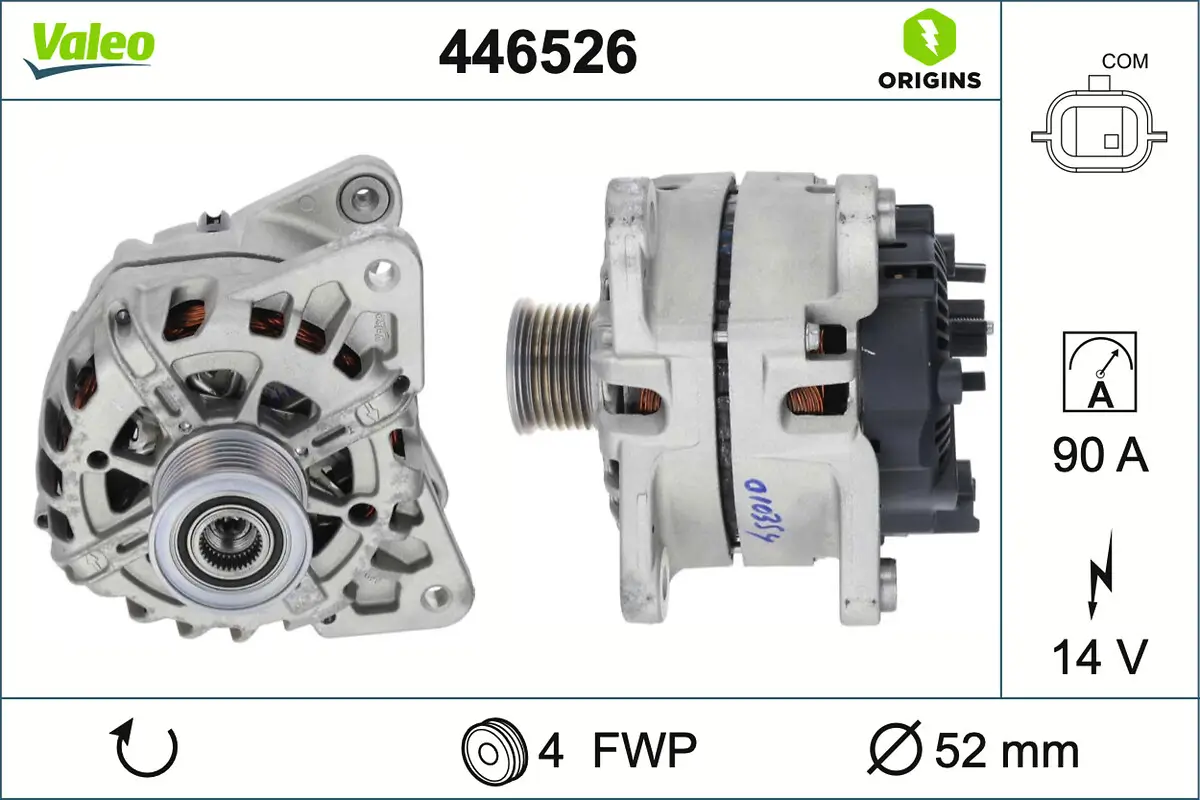 Generator 14 V VALEO 446526