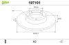 Bremsscheibe Hinterachse VALEO 197101