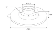 Bremsscheibe Hinterachse VALEO 197456
