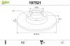 Bremsscheibe Hinterachse VALEO 197521 Bild Bremsscheibe Hinterachse VALEO 197521