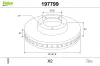 Bremsscheibe Vorderachse VALEO 197799