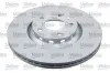 Bremsscheibe Vorderachse VALEO 672593 Bild Bremsscheibe Vorderachse VALEO 672593