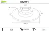 Bremsscheibe Vorderachse VALEO 672711