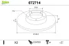 Bremsscheibe Hinterachse VALEO 672714