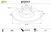Bremsscheibe Hinterachse VALEO 672717