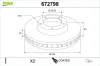 Bremsscheibe Vorderachse VALEO 672798